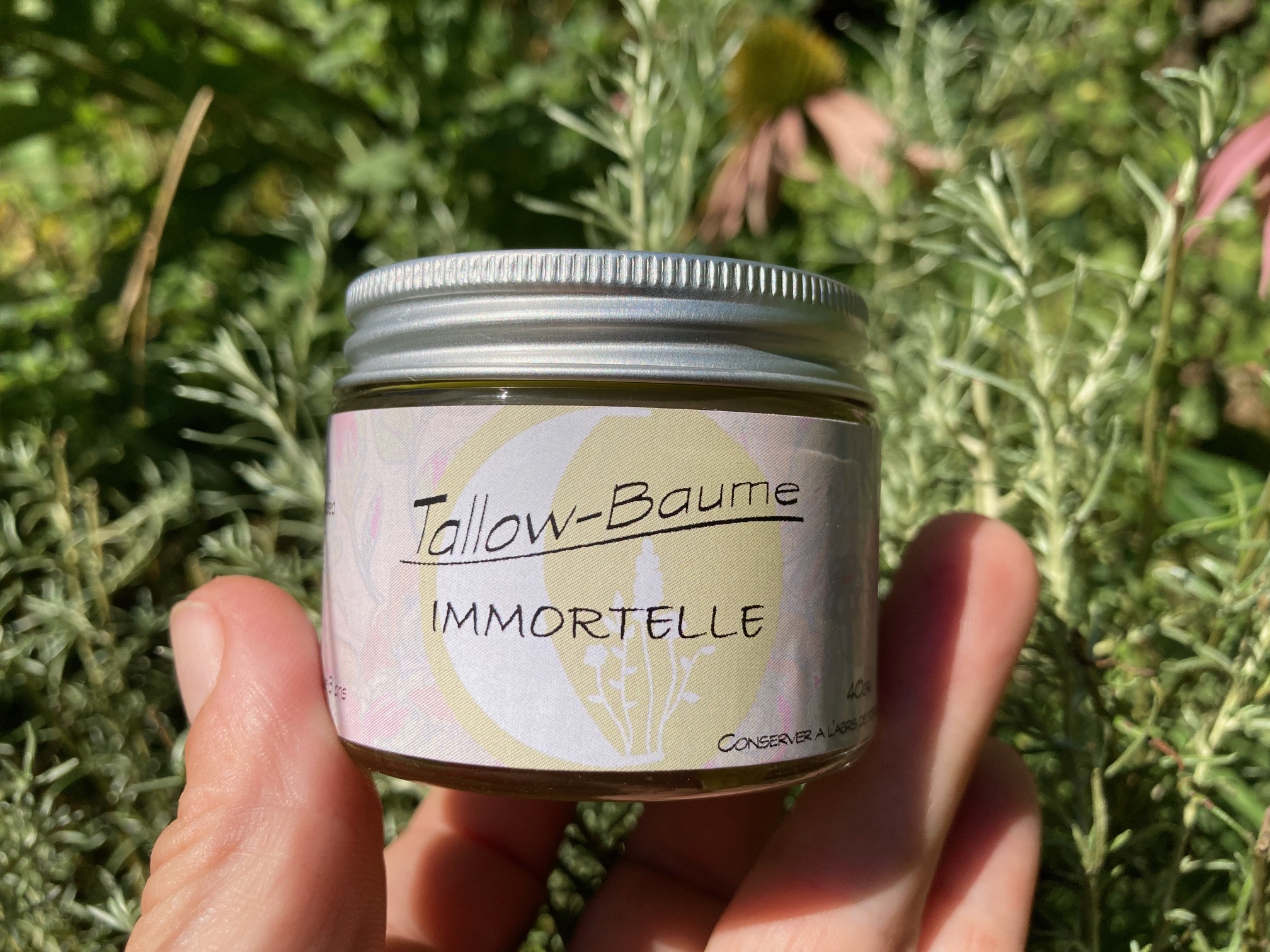 crème naturelle tallow suif de boeuf antirides cicatrisante immortelle